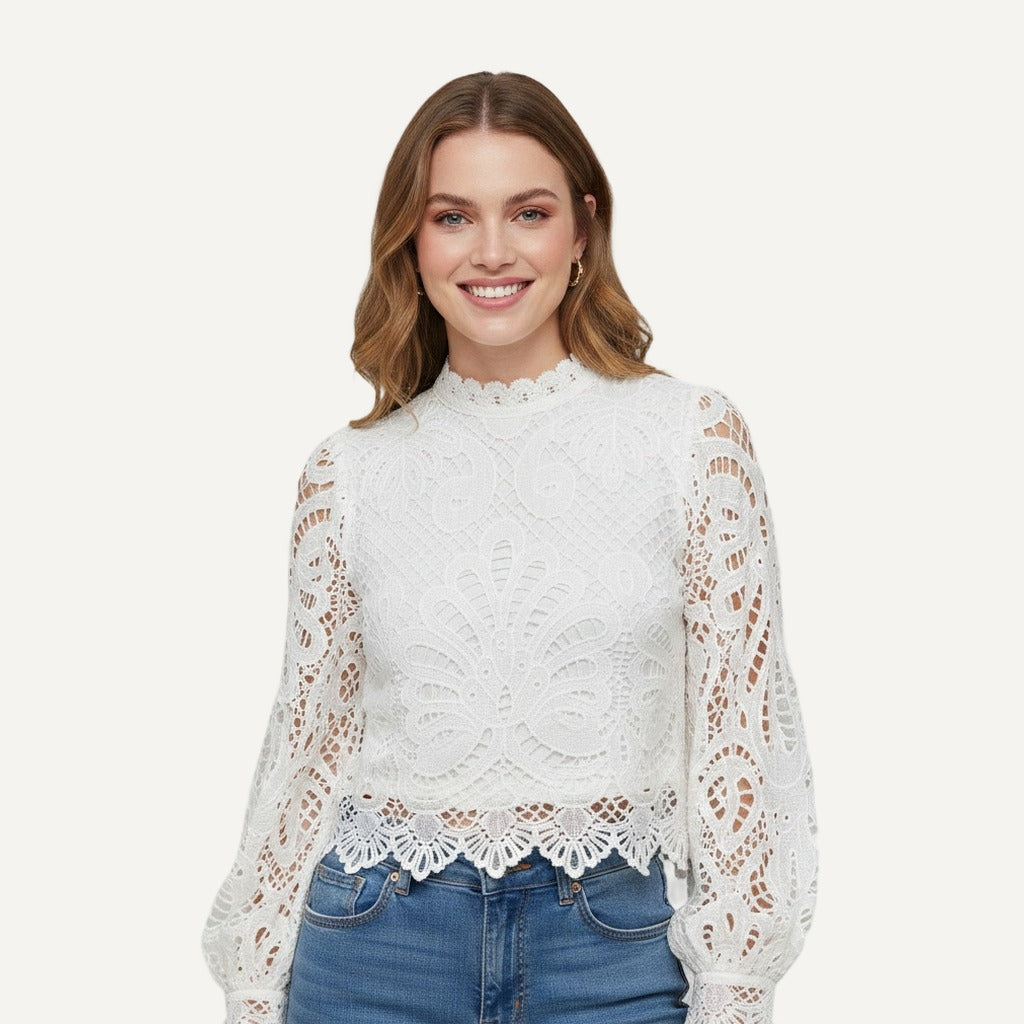 XAO Blusa encaje
