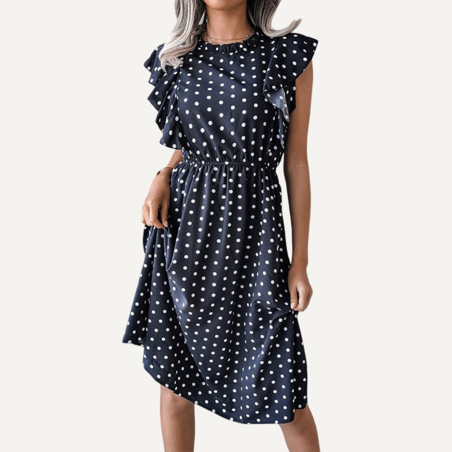 XAO Vestido lunares