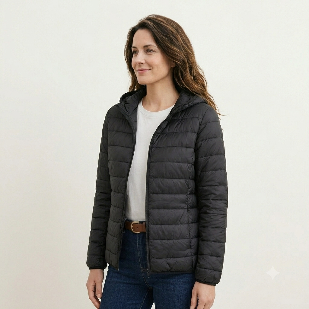 XAO Parka Chaqueta Pluma Negro