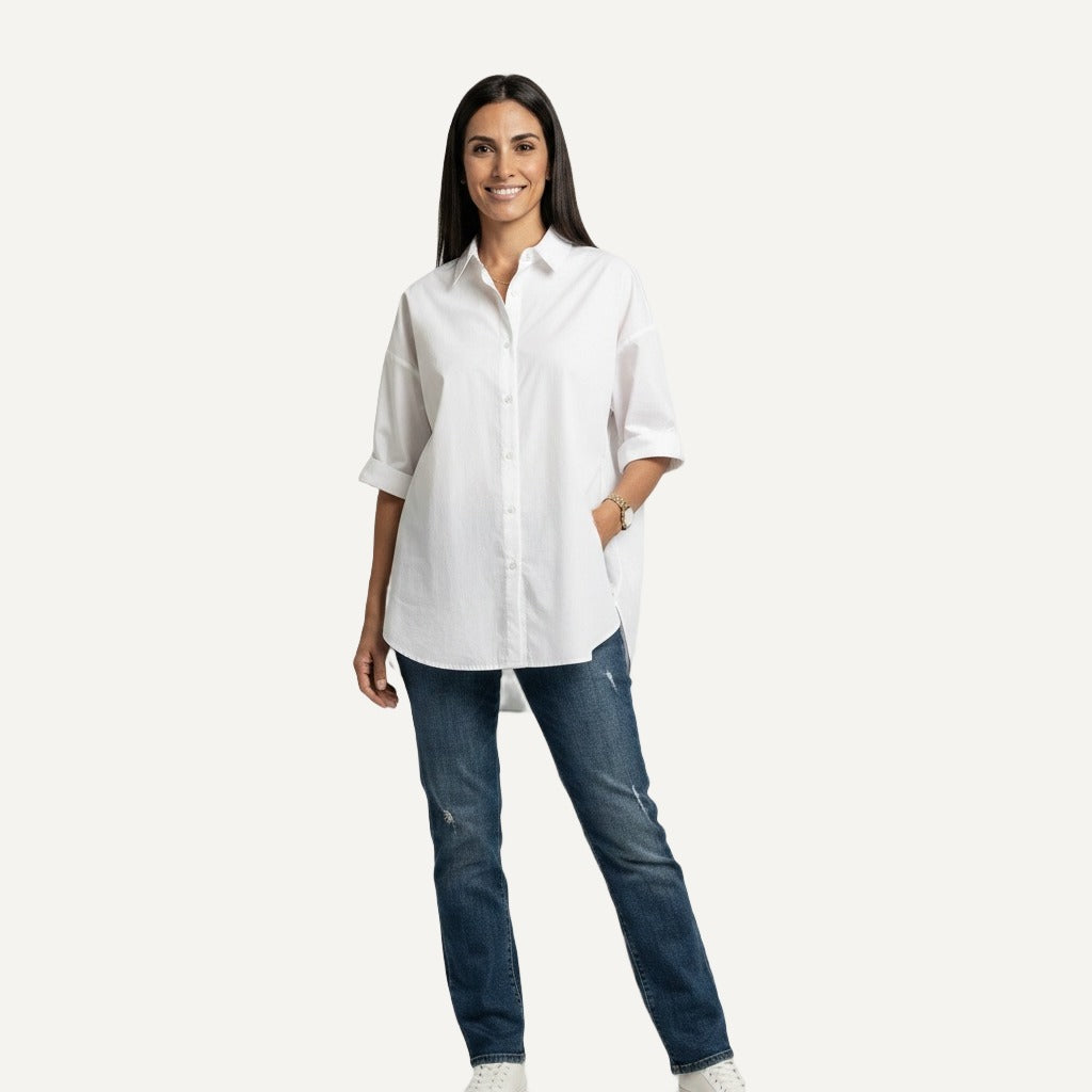 XAO Camisa Algodon Oversize