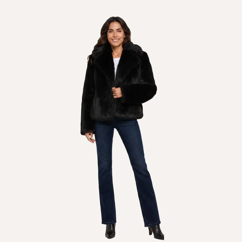 XAO Chaqueta Faux Fur Negro