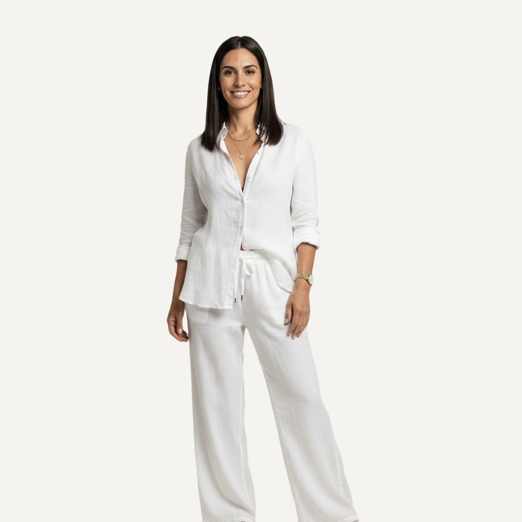XAO Conjunto Algodon Camisa Pantalones