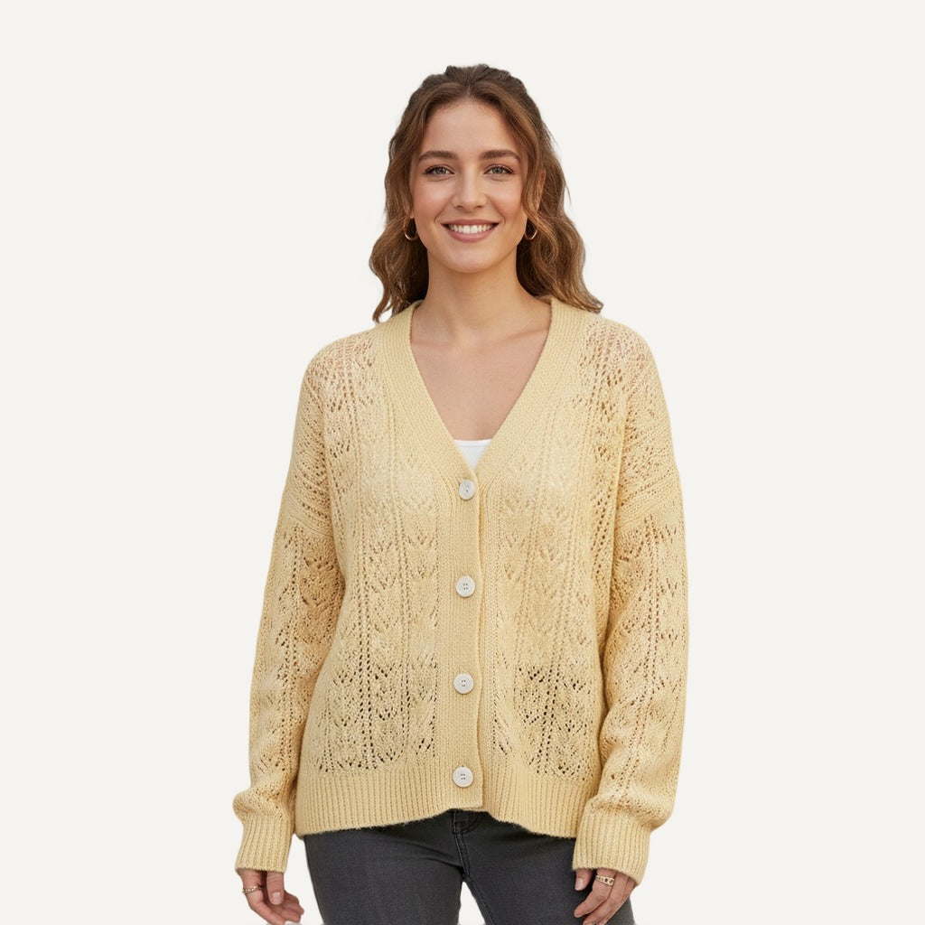 XAO Cardigan Saquito Tejido Cuello V