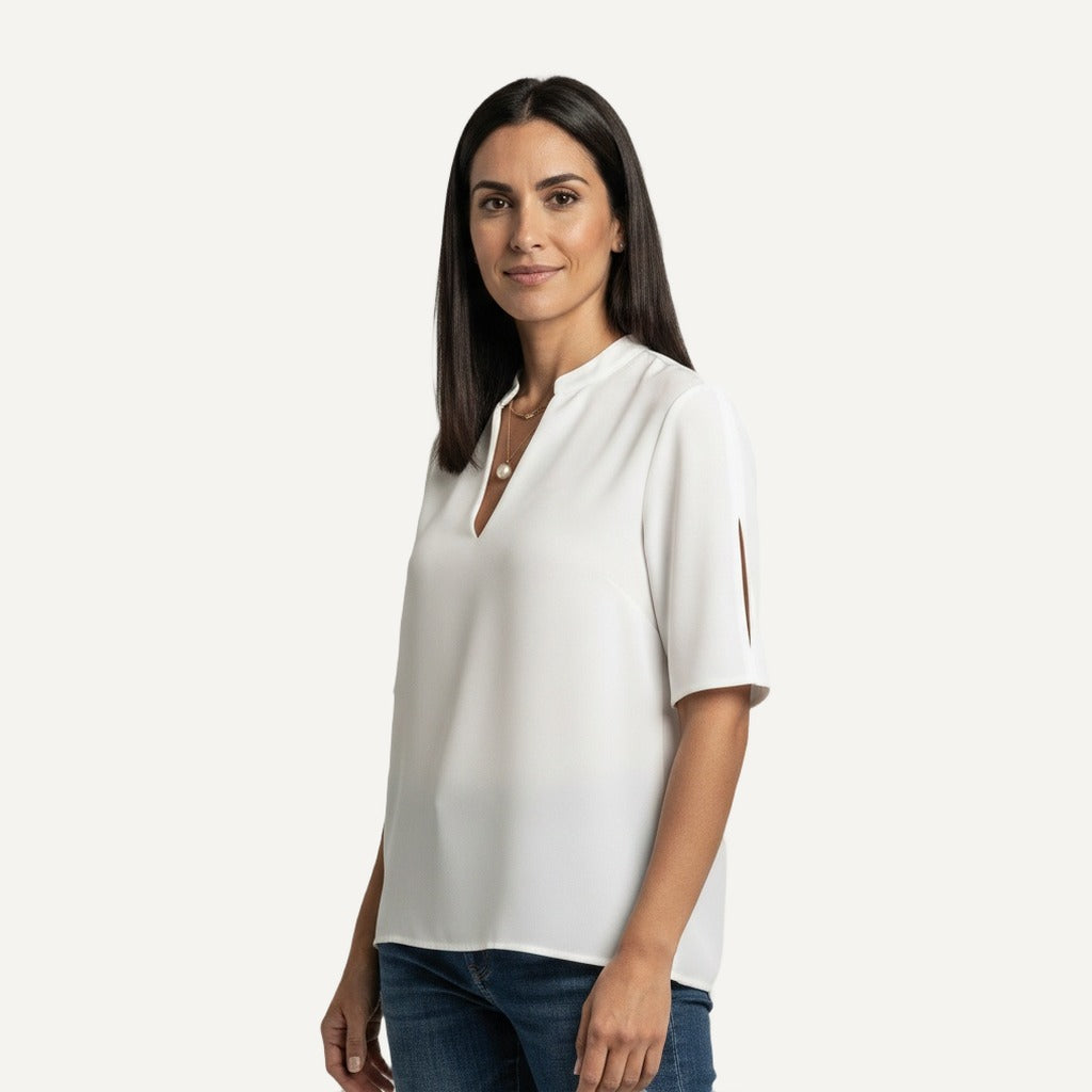 XAO Blusa Suelta Cuello V