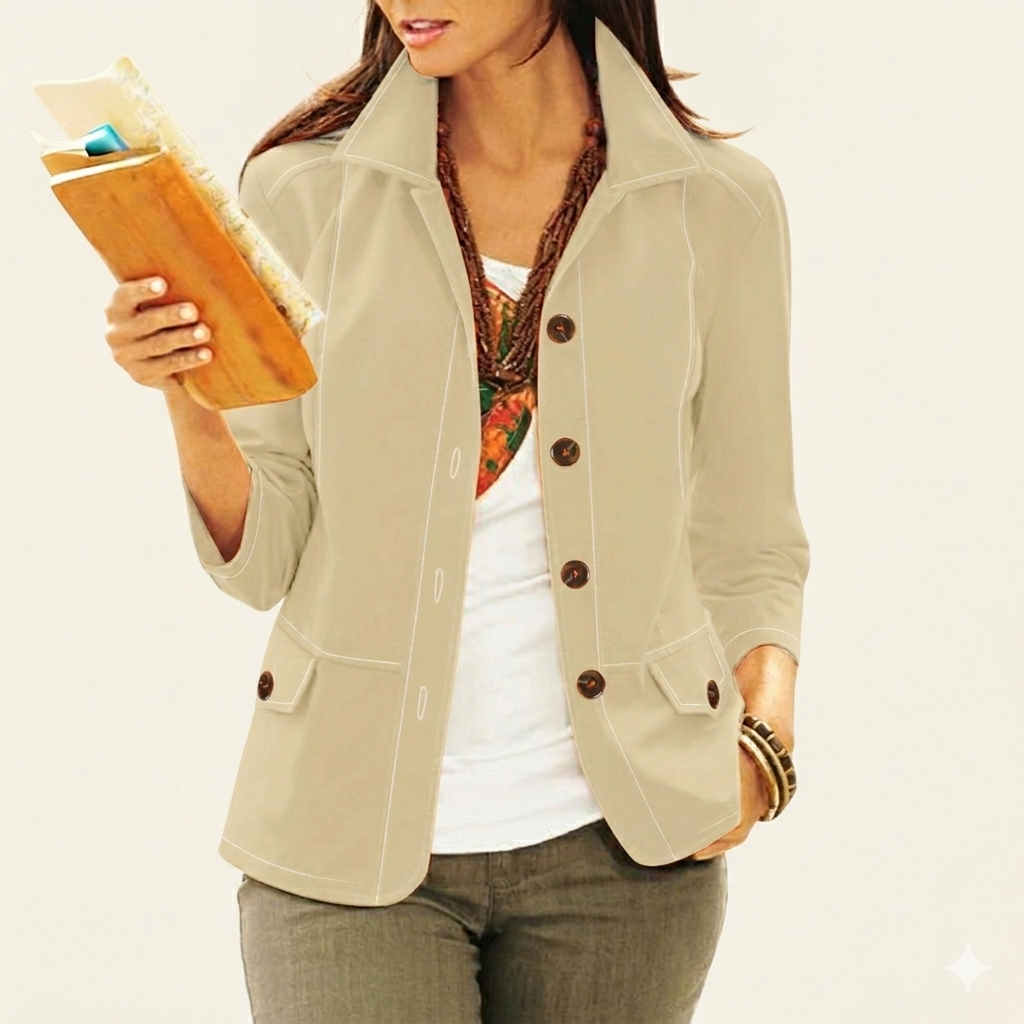 XAO Blazer Largo de Oficina