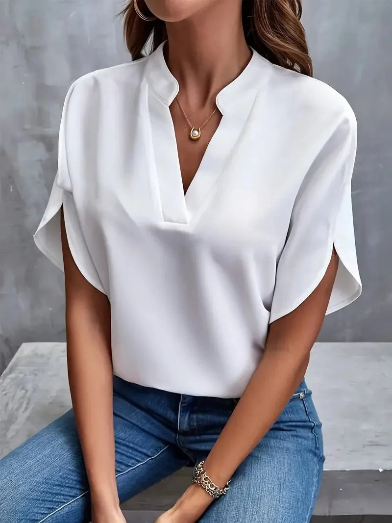 XAO Blusa Suelta Cuello V
