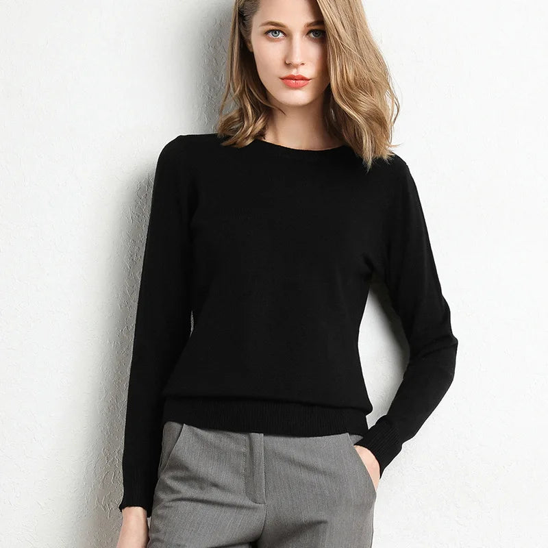 XAO Sweater Cashmere Cuello Redondo