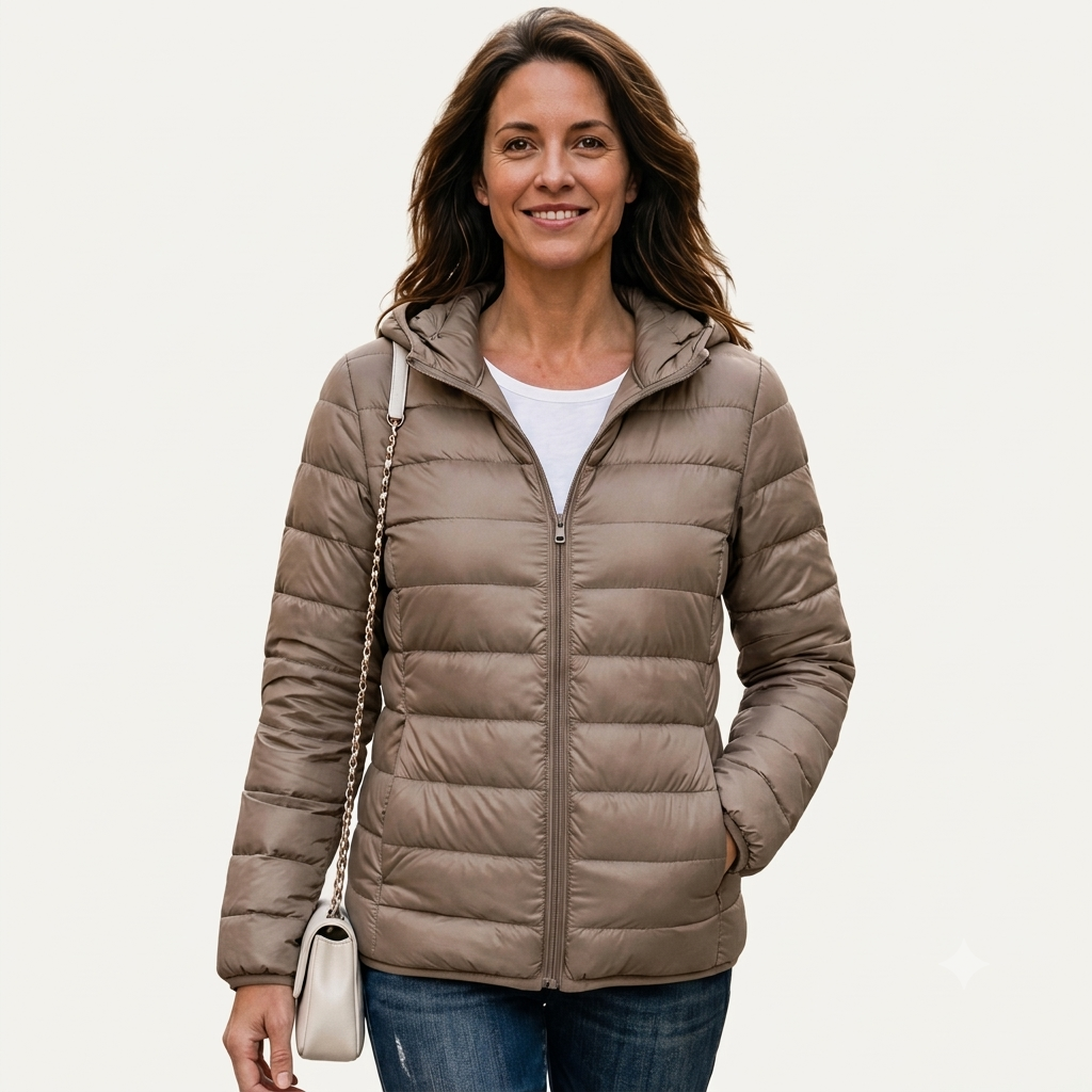 XAO Parka Chaqueta Pluma Beige