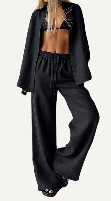 XAO Conjunto Algodon Camisa Pantalones