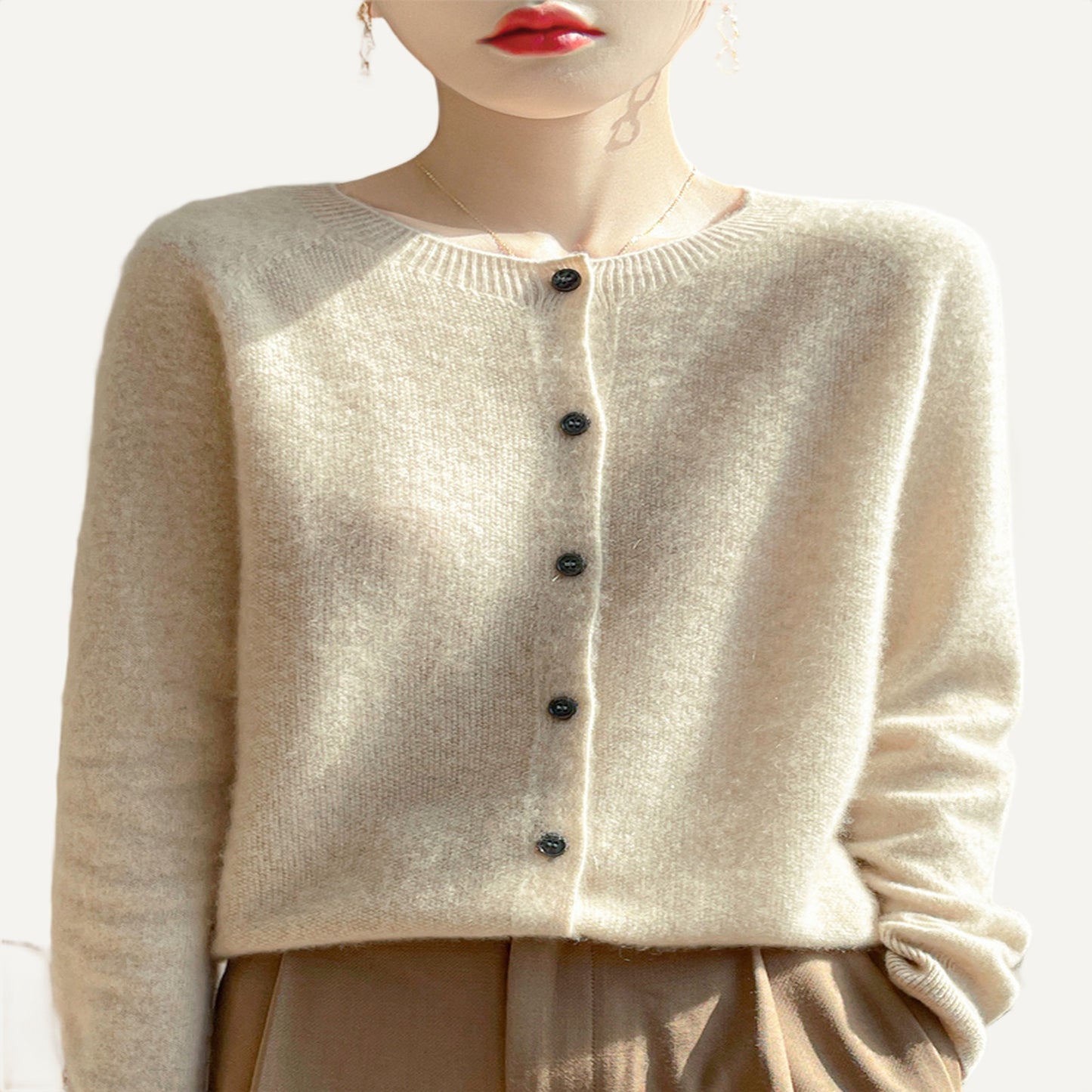 XAO Cardigan Merino Cuello Redondo